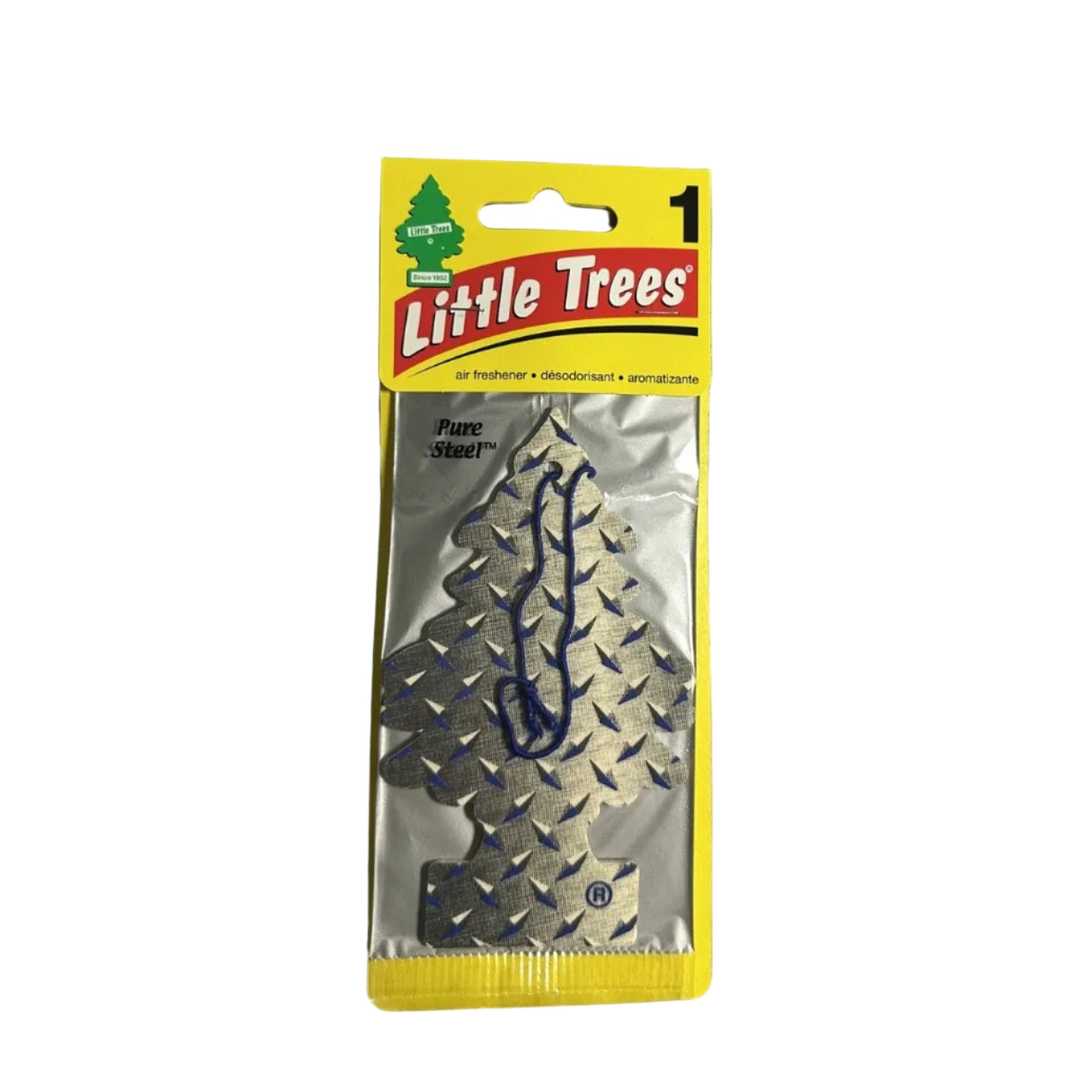 Little Trees Pure Steel 1-pack front packaging