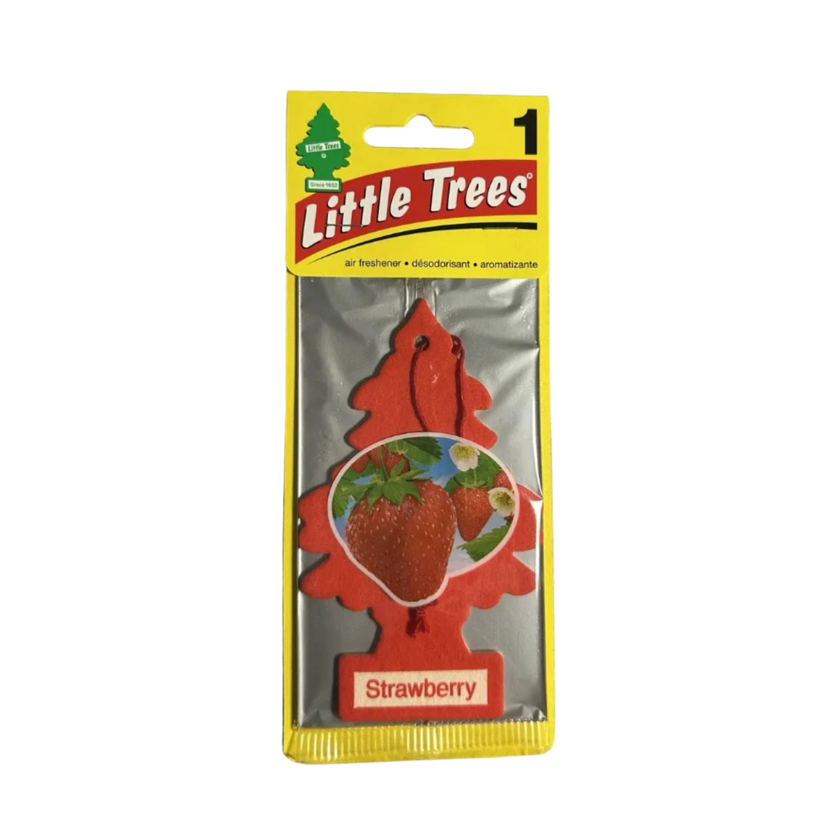 Little Trees Strawberry 1-pack front packaging
