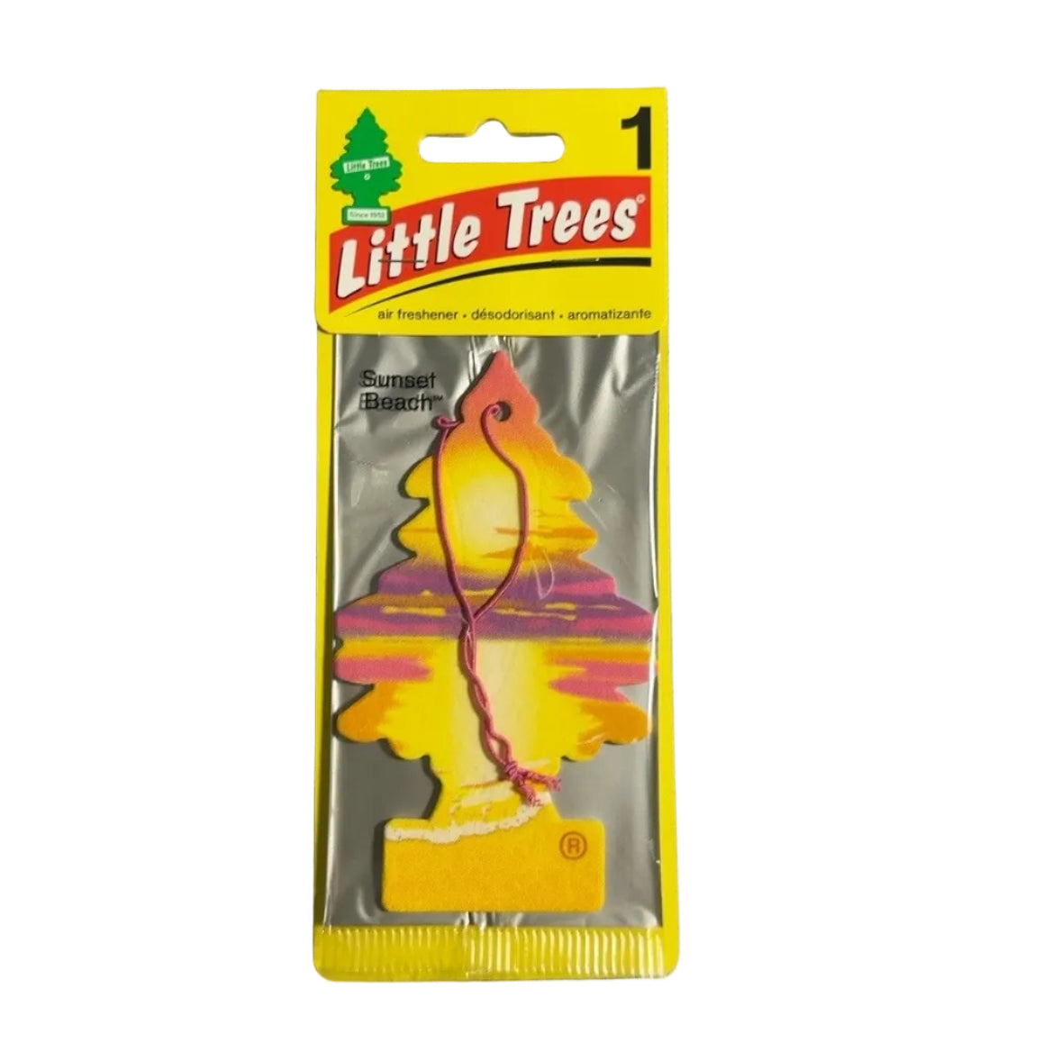 Little Trees Sunset Beach 1-pack front packaging