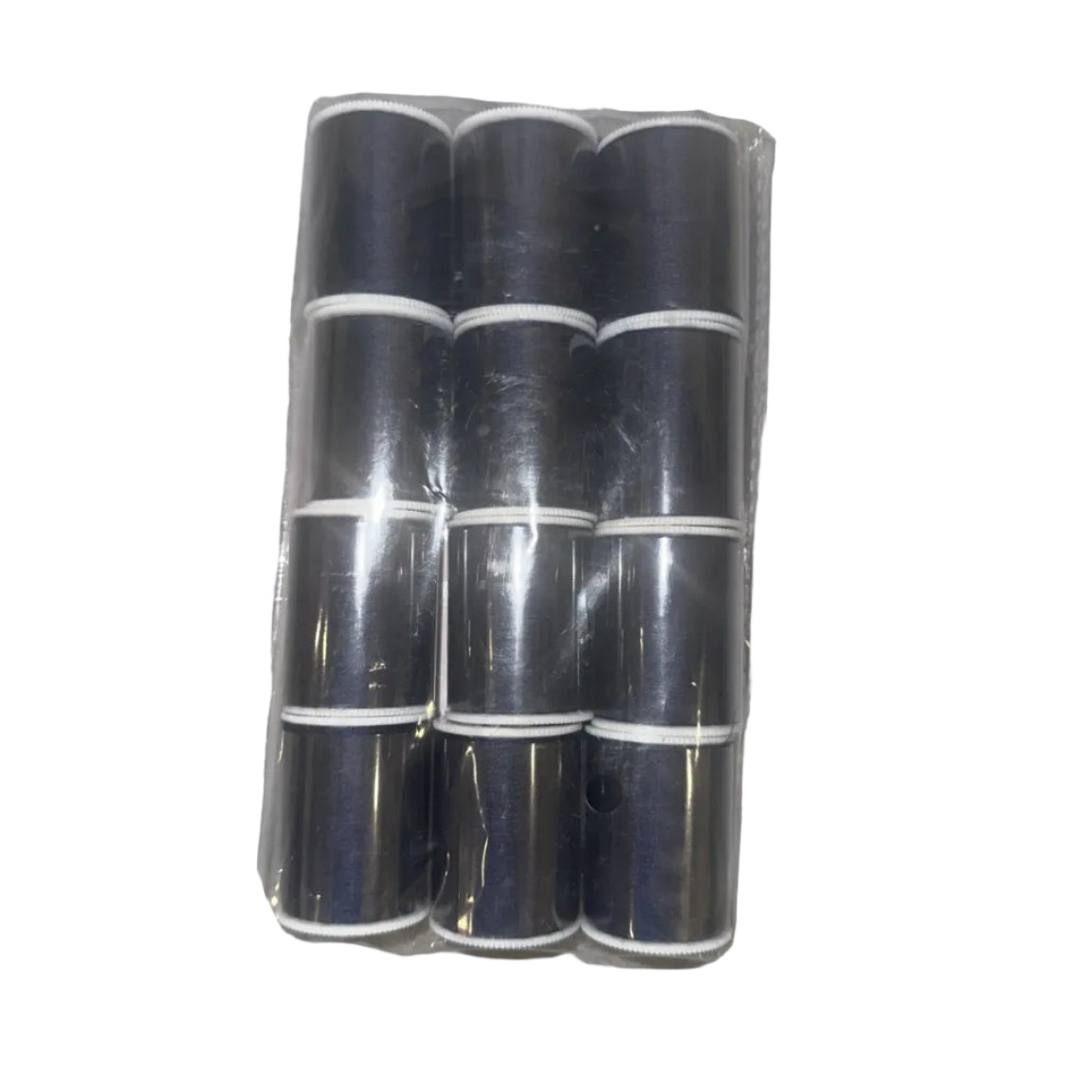 HRS Global navy blue polyester thread 12-pack front