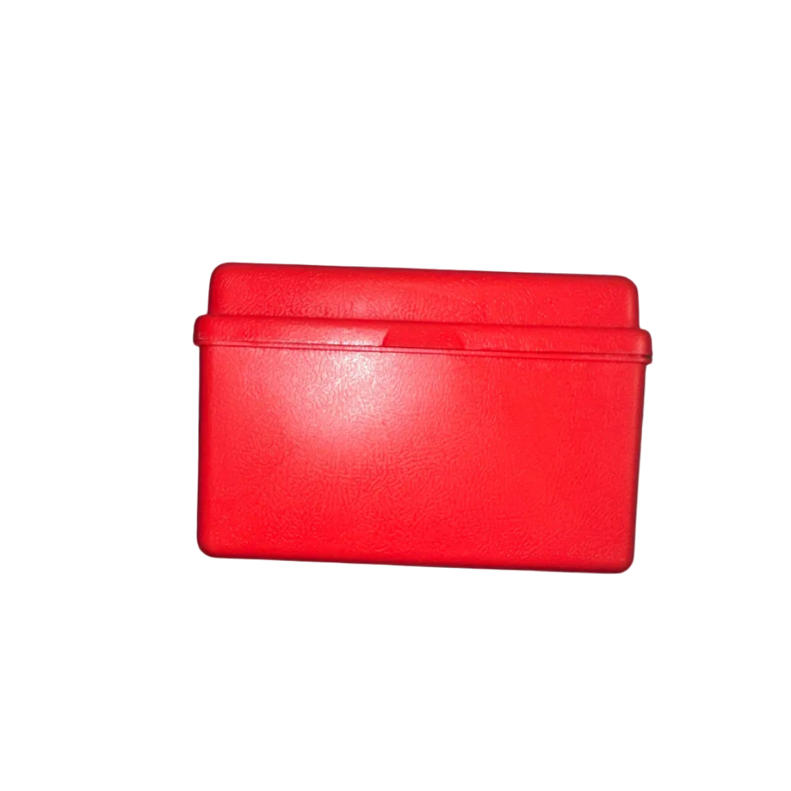 Selectum red 3 x 5 index card box back