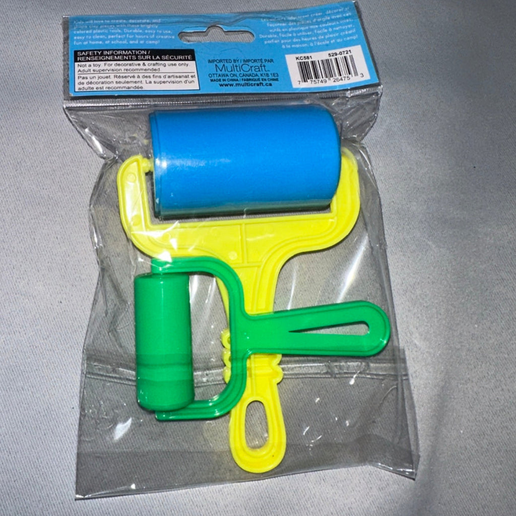 Krafty Kids Clay-Dough hand rollers 2 pc back with barcode