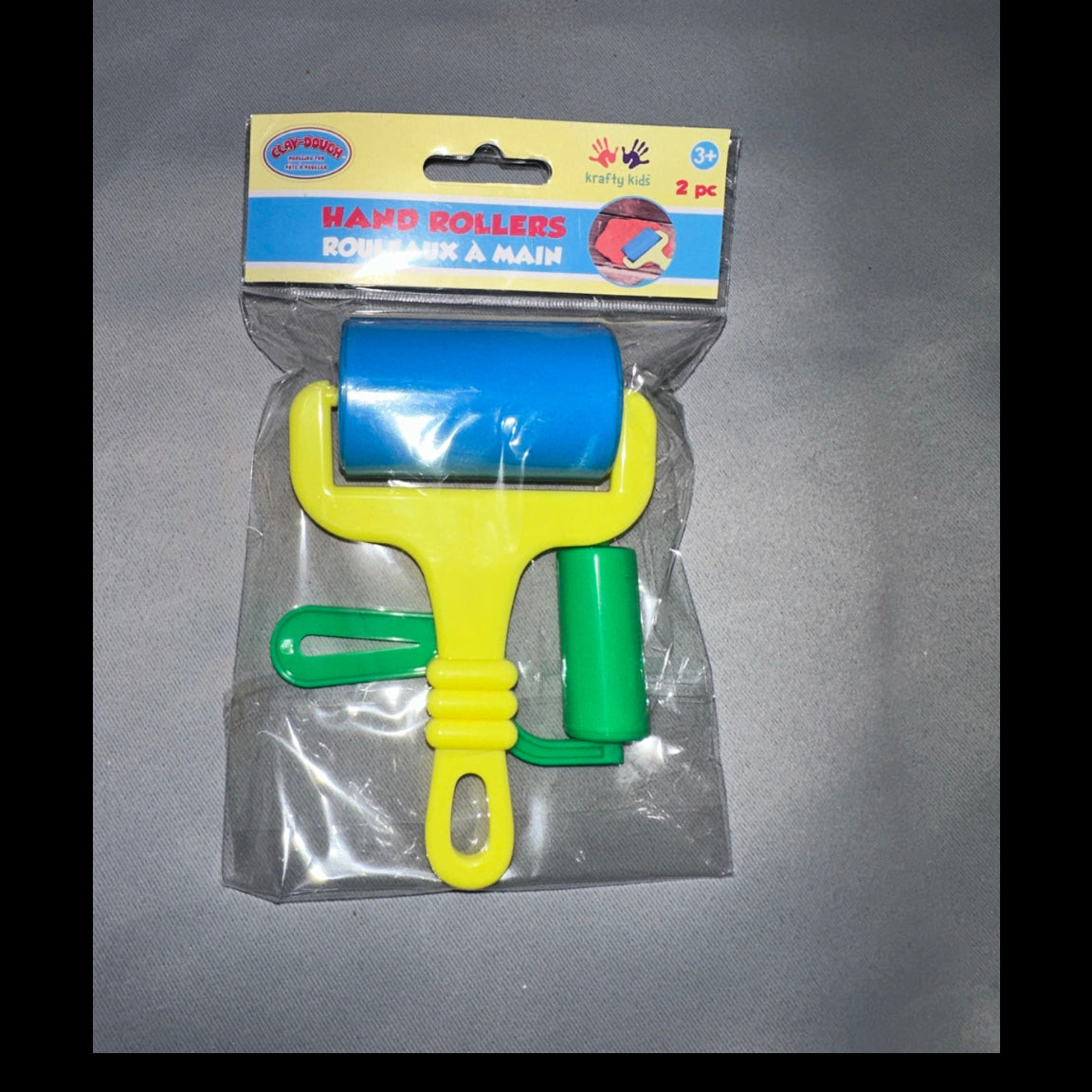 Krafty Kids Clay-Dough hand rollers 2 pc front