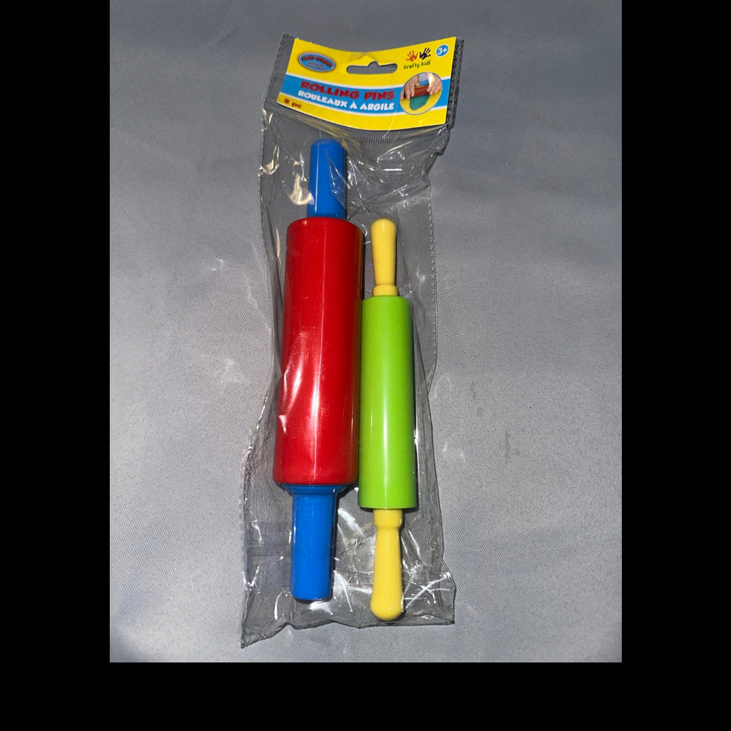 Krafty Kids Clay-Dough rolling pins 2 pc front