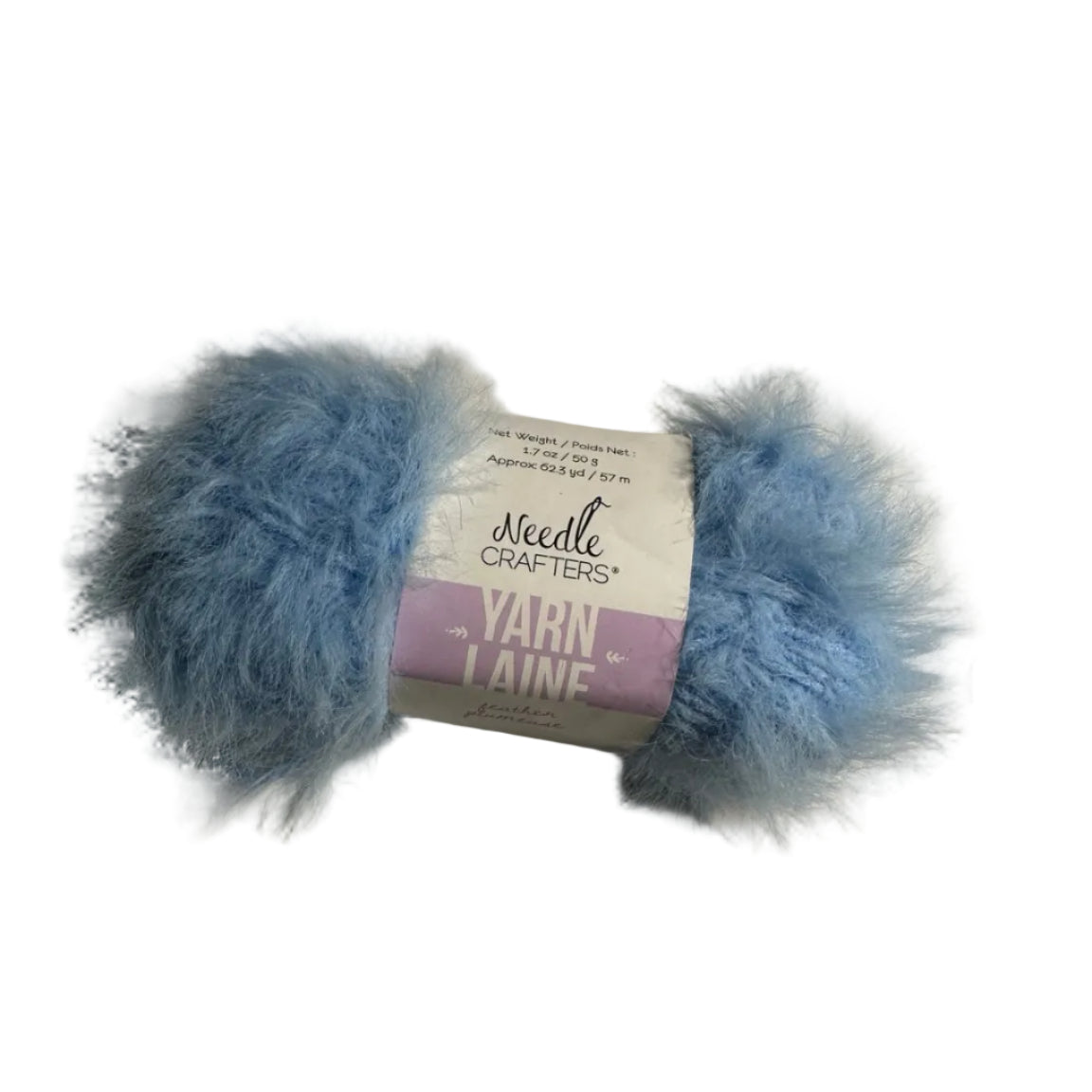 light blue yarn front