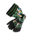 Minecraft winter beanie scarf and gloves set