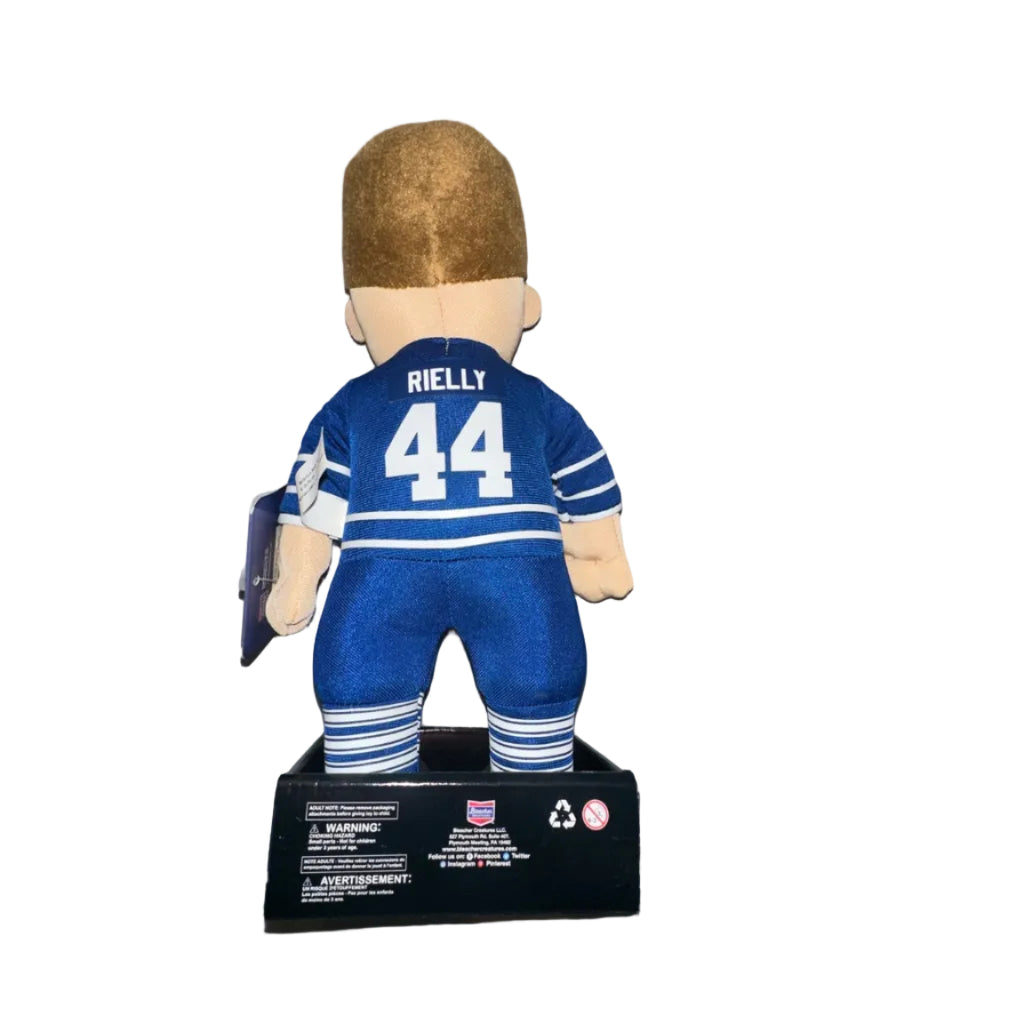 Morgan Rielly Toronto Maple Leafs Bleacher Creatures plush back