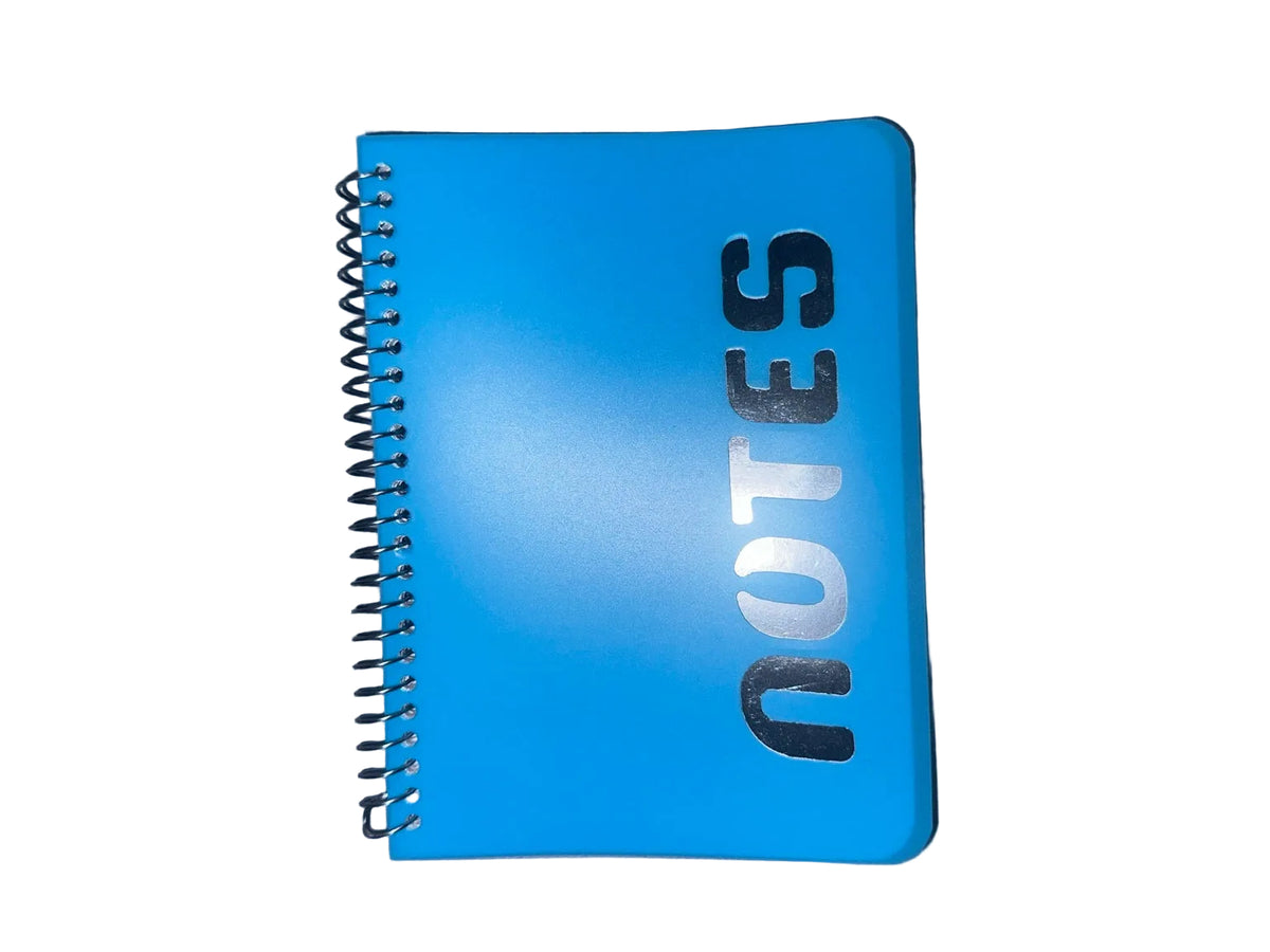 Blue NOTES spiral notebook front