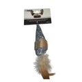 Pet Klub Plush Feather Cat Toy – Blue