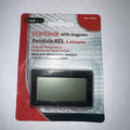 DeskTech Magnetic LCD Clock Black