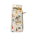 Bioworld Pokémon floral character zip wallet front view