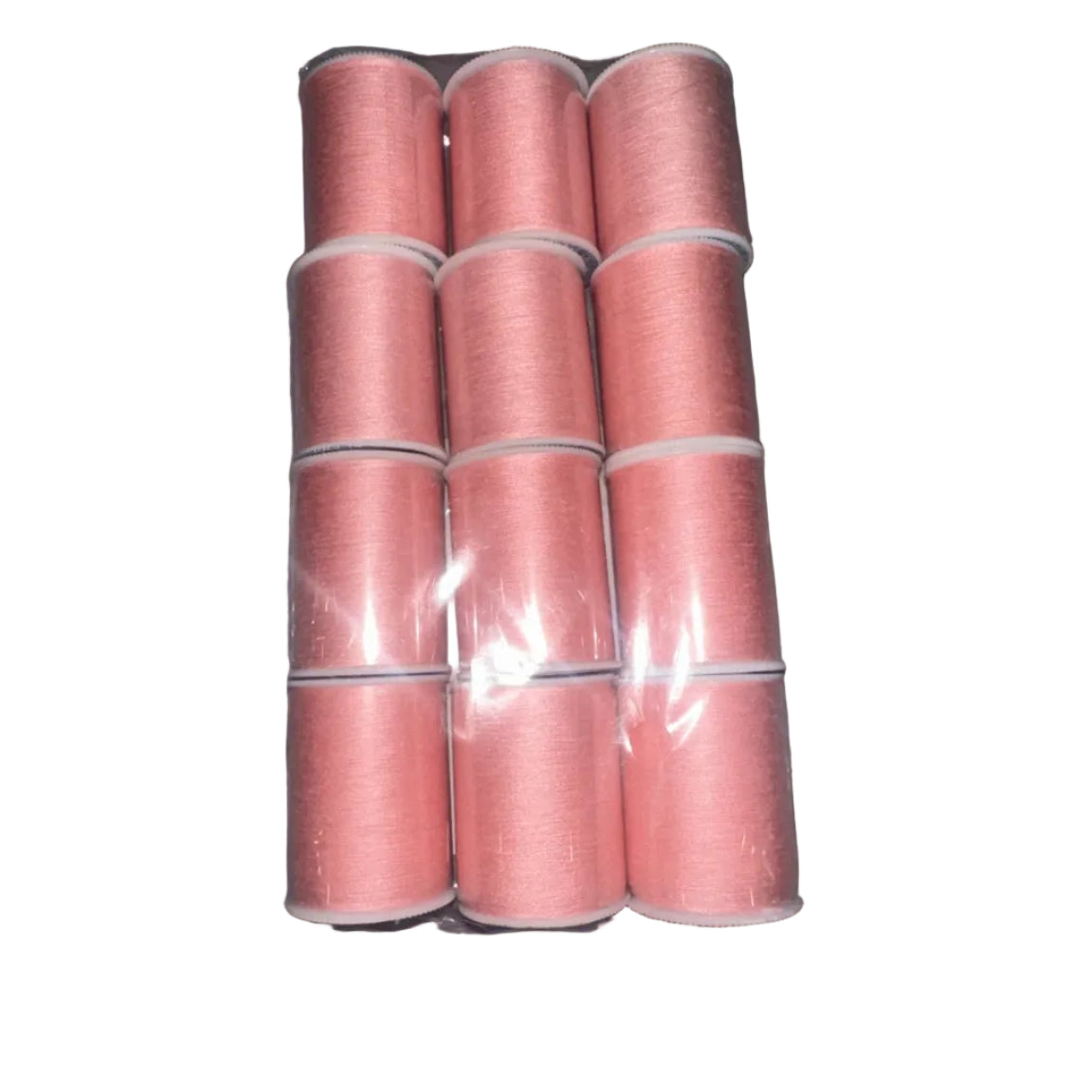 Pink sewing thread 9-pack