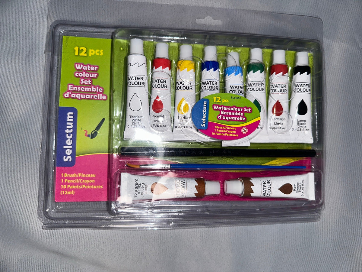 Selectum 12-piece Watercolour Set - front