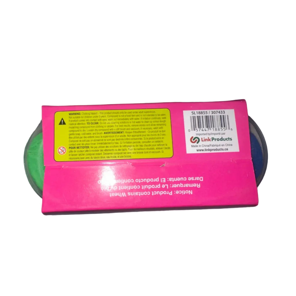 Selectum Modelling Fun Dough barcode and safety information