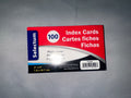 Selectum plain white index cards 3 x 5 inches 100 pack