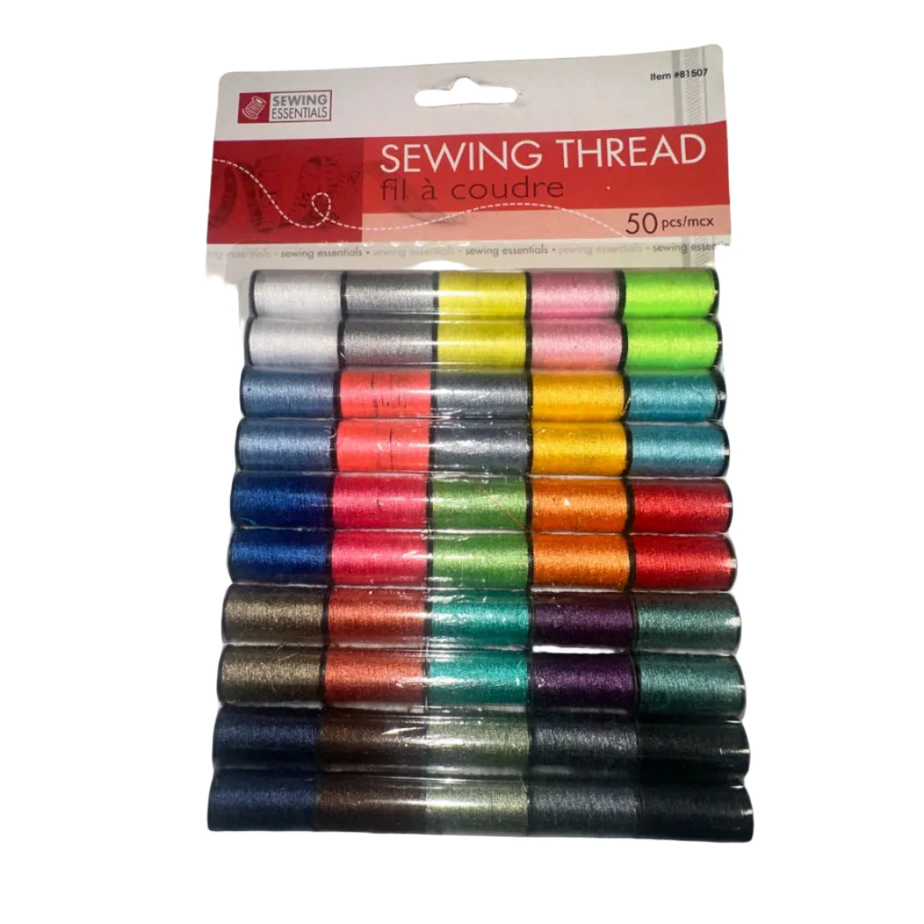 Sewing Essentials 50-piece thread set front
