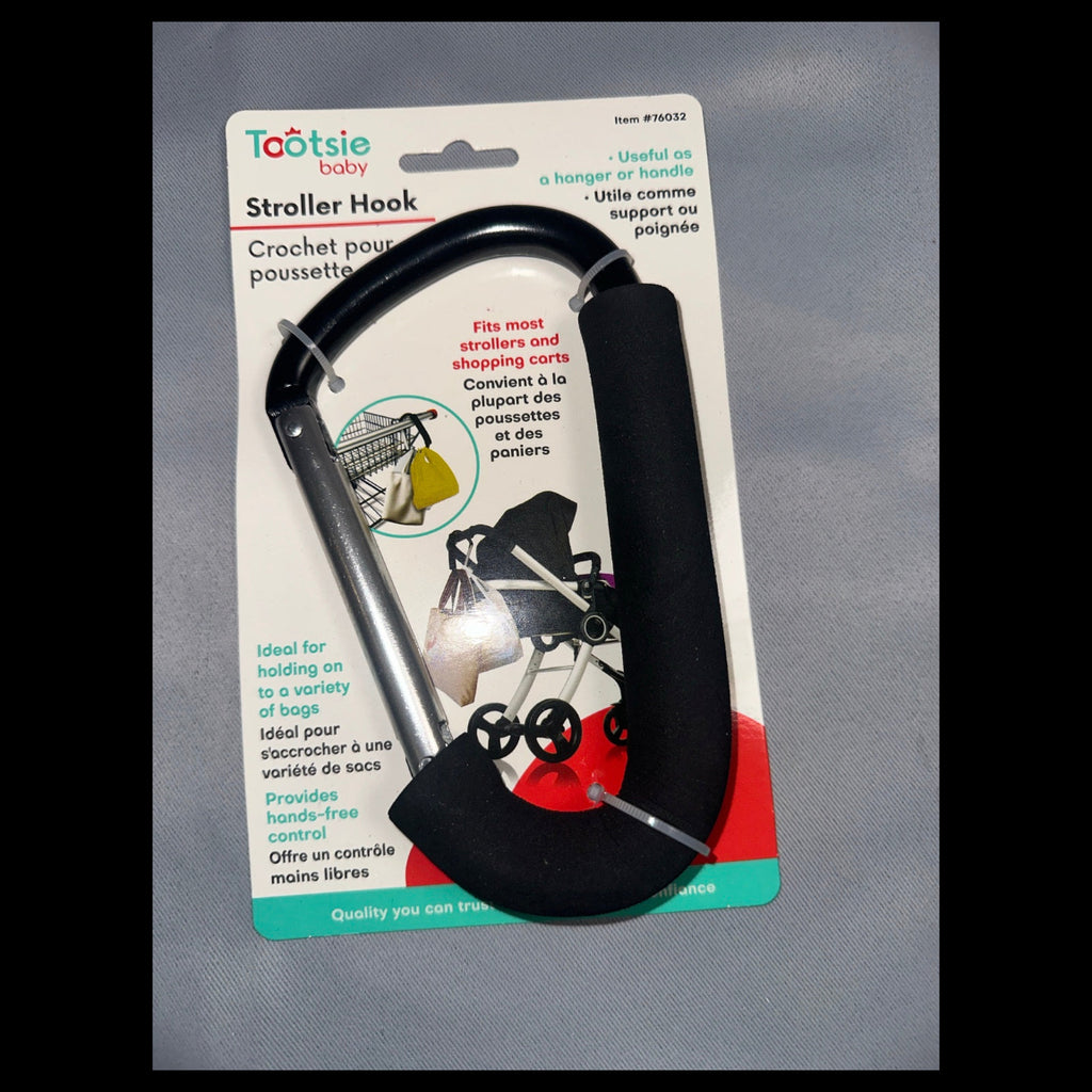 Tootsie Baby stroller hook black front