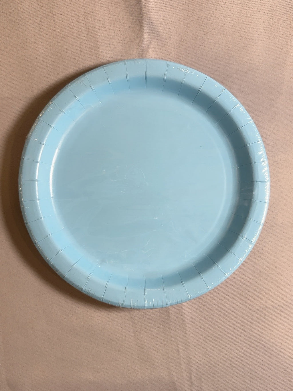Unique Party powder blue paper plates front