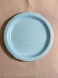 Unique Party powder blue paper plates front